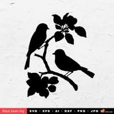 Easy Bird On Branch Silhouette Pin On Svg Vinyl Ready Cut Files