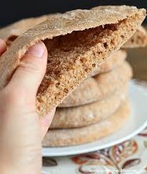 You'll get the fibre from both the veg and the bread. Homemade Whole Wheat Pita Bread Yummy Healthy Easy