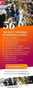 Wedding Recessional Songs Chosen By Music Insiders In 2020 Wedding Recessional Songs Recessional Songs Wedding Recessional