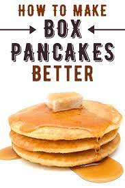 How To Make Boxed Pancakes Better Recipe Aunt Jemima Pancake Mix Recipe Pancake Mix Recipe Pancake Mix Recipes