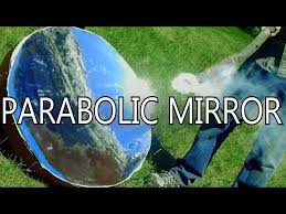 The parabolic mirror size from 6 to 24, all of these mirrors were made by bk7 or quartz quality optical glass, all mirrors have an enhance aluminum reflective coating, reflectivity is approximately 93%. This Powerful Diy Parabolic Mirror Can Burn Wood