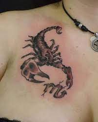 Scorpio Tattoos For Women Scorpio Tattoo Designs For Women Tattoos Scorpio Tattoo Tattoo On Chest