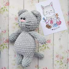 pdf shkodlivyj kot besplatnyj master klass shema i opisanie dlya vyazaniya igrushki amigurumi kryuchkom vyazhem igrushk koshachij uzor vyazanie svyazannye kryuchkom igrushki