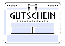 Gutscheine • vorlagen • geschenkideen. Drucke Selbst Kostenloser Kinogutschein