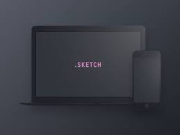 Download Dark Devices Free Sketch Mockup Mockup Templates Mockup Free Mockup Templates