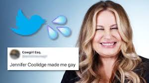 Jennifer audrey coolidge is an american actress, best known for her roles as jeanine stifler in the american pie film series, as paulette bo. Jennifer Coolidge Reads Thirst Tweets Youtube