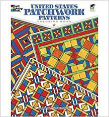 There are 50 quilt blocks for 50 states. United States Patchwork Patterns Coloring Book Author Carol Schmidt Jul 2013 Amazon Com Books