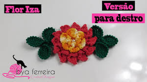 Sousplat de crochê fácil passo a passo| sousplat pétalas| bia crochê. Versao Destro Flor Iza Regravacao Bya Ferreira Youtube