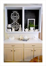 Spray lightly with some spray adhesive. A Kitchen Cabinet Makeover To Diy For And A Giveaway Fox Hollow Cottage