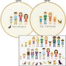 Shop with afterpay on eligible items. Dimensions All In The Family Counted Cross Stitch Kit Cross Stitch Family Cross Stitch Hoop Cat Cross Stitch Pattern