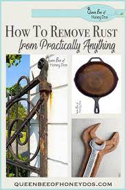 How To Remove Rust From Practically Anything How To Remove Rust How To Clean Rust Cleaning Hacks