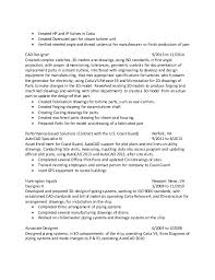 cad designer resume
