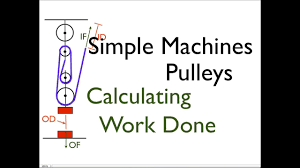 Force, work and machines mechanical advantage. Simple Machines 4 Of 7 Pulleys Calculating The Amount Of Work Done Youtube