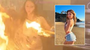 Twitch user Kelly Carons kitchen up in flames during livestream |  news.com.au — Australias leading news site