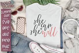 She Can And She Will Svg File She Believed She Could Svg 280342 Svgs Design Bundles