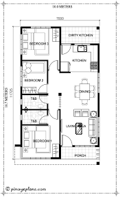 Jika anda perhatikan, ukuran ketiga kamar lumayan luas ya, meskipun hanya seukuran 300x300, sehingga, anda bisa menambahkannya. 15 Gambar Denah Rumah Sederhana Yang Maksimal Rumah Com