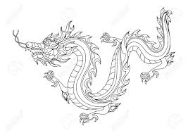 Are you looking for unblocked games? Illustration Of Chinese Dragon Coloring Page For Printing And Drawing Traditional China Symbol Asian Mythological Black Animal Royalty Free Cliparts Vectors And Stock Illustration Image 116733073