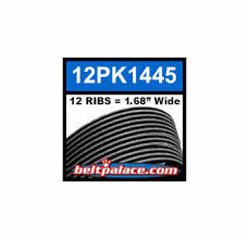 12pk1445 Automotive Serpentine Belt 1445mm X 12 Ribs