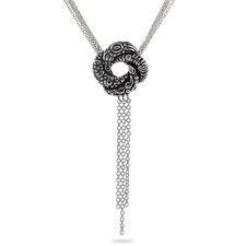 Algerian Love Knot Sterling Silver Necklace Ebay Pinterest Bracelet Earrings Love Necklace Glass Sterling Silver Necklaces Girls Necklaces Knot Necklace