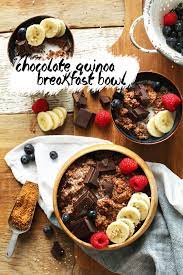 Chocolate Quinoa Breakfast Bowl Minimalist Baker Recipe Breakfast Bowls Quinoa Breakfast Bowl Quinoa Breakfast