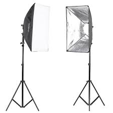 Andoer Led Photography Studio Lighting Light Kit With 2 30w Led Lamp 2 Softbox 2 Light Stand 1 Carrying Bag Andoer Com