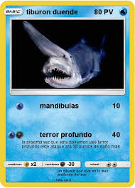 El color de su piel es entre rojo, rosa y gris, por lo que se le diagnostica de animal raro. Pokemon Tiburon Duende