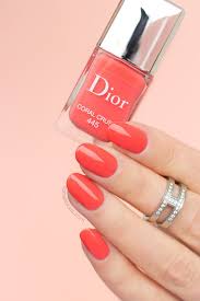 Dior Coral Crush The Most Beautiful Coral Nail Polish Dior Nails Dior Nail Polish Nail Polish