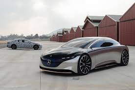 Mercedes Benz Compares The Production Eqs With The Vision Eqs Concept In 2020 Mercedes Benz Mercedes Benz