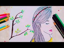 a cute girl drawing for beginners en guzel kiz cizimleri رسم بنات سهل رسومات رسم بنت كيوت youtube drawing for beginners cute girl drawing drawings