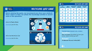 Many were content with the life they lived and items they had, while others were attempting to construct boats to. Your Students Will Love This Free Recycling Quiz Game Recycle Rally