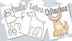 Printable coloring pages of dogs. Dog Coloring Pages Archives Easy Peasy And Fun