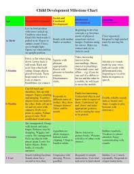 Pin By Karin Saunders On Report Cards Child Development Chart Developmental Milestones Chart Milestone Chart