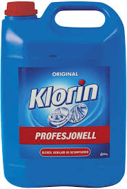 Kom til å tenke på om klorin i vaskemaskin kan skade maskinen? Y443783 Klorin Rengjoring 5l