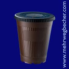 Kunststoff | präsentationsprodukte aus pp und pvc wie z.b. Mehrweg Plastik Coffee To Go Becher Pp 0 3l Braun Mehrwegbecher Schorm Direkt Vom Erzeuger