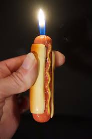 Wholesale Lot 25 Refillable Hot Dog Lighters 3 Long Lighter Cool Lighters Wholesale Lots