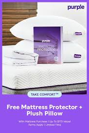 Purple The World S First Comfort Tech Company Backed By Science In 2020 Plush Pillows Purple Mattress Mattress Protector
