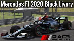 Assetto Corsa Mercedes F1 2020 New Black Livery Skin Pack Youtube