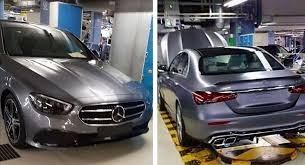 Facelifted 2021 Mercedes Amg E63 Caught Undisguised Plus Rendered Look At Regular E Class Carscoops