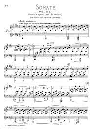 Canon in d sheet music moonlight sonata sheet music prelude in c major sheet music; Op 27 No 2 Moonlight Sonata Free Sheet Music By Beethoven Pianoshelf