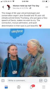 Greta Thunberg And Jane Goodall Jane Goodall Women In History Greta