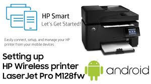 How to cancel the print job? Android Mobile Setting Up Wireless Hp Laser Jet Pro Mfp M128fw Youtube