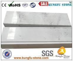Has anyone tried using wood stair tread as a table top? White Carrara Marble Stair Tread Xiamen Kungfu Stone Ltd