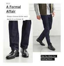 The elasticated side panel helps keep this a close fit, so there should be no gap here. The Right Way To Pair Jeans With Shoes Stitch Fix Men