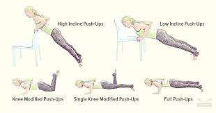 How to work up to a push up. Easy Push Up Progressions Inclines And Other Modifications