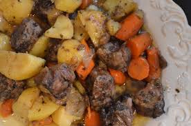 pan roasted lamb and potatoes my