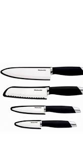 Kitchenaid 8 Pc Black Ceramic Knife Set Cutelaria