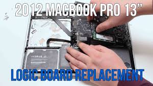 Using the flat end of a spudger, carefully push the magsafe 2 connector out of its socket on the. 2012 Macbook Pro 13 A1278 Logic Board Replacement Youtube