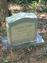 Sarah Jane Maples (1888-1965)