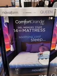 Hybrid, traditional springs, double sided mattresses Novaform 14 Comfort Grande Plus Queen Mattress Costcochaser