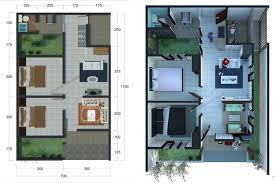 10 desain rumah minimalis 2021 yang murah untuk dibangun. 9 Gambar Denah Rumah Sederhana Lengkap 2021 Type 36 45 Dekor Rumah